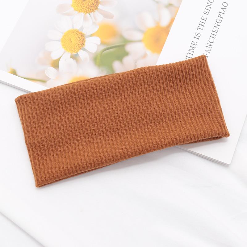 Women Solid Hairband Wide Hair Bands Elastic Headband Makeup Hair Hoop Yoga Vintag Headwrap Hairstyles Fashion Hair Accessories