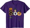 Halloween Boo Owl with Witch Hat Spiders Boys Girls Kids T-Shirt Casual Short Cotton Daily Four Seasons Tees Holiday Tshirts