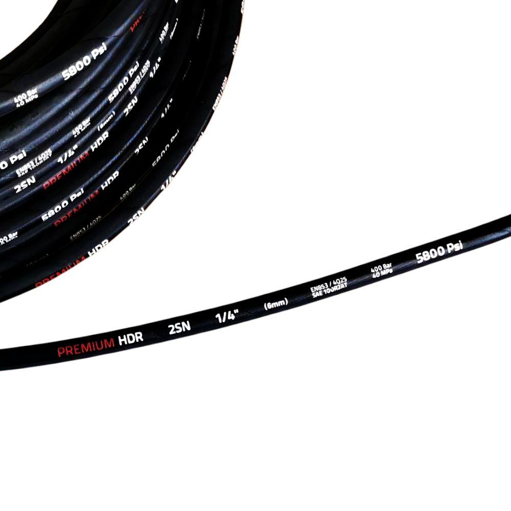 Premium Wąż Hydrauliczny Dn06 2Sn (1/4") 400 Bar