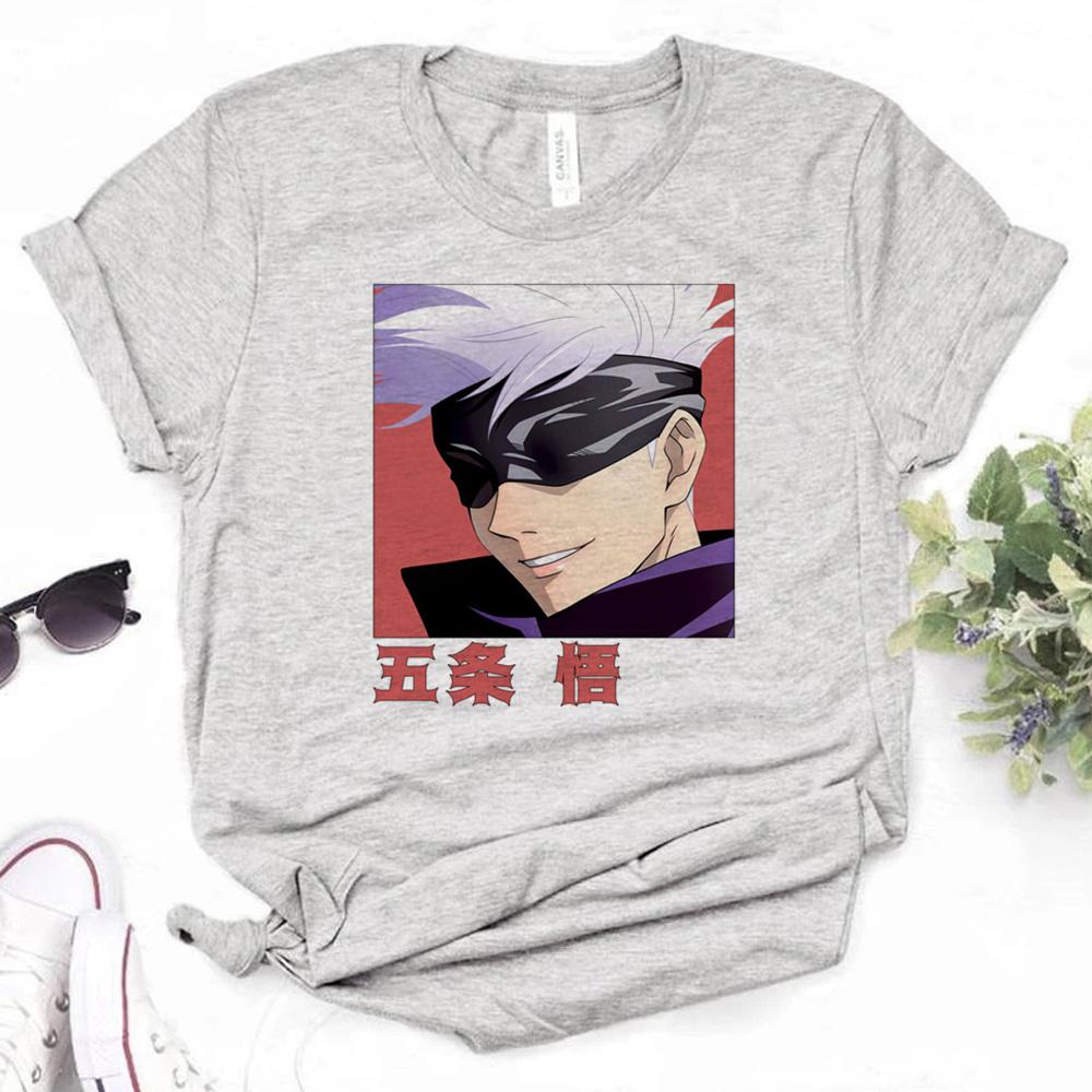 Jujutsu Kaisen T-shirts Women Harajuku Anime Summer T-shirts Girl Harajuku Anime Designer Clothes