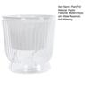 Self Watering Plant Pot Plastic Flower Pot with Water Reservoir Wick Ropes Modern Indoor Planter for Home Office