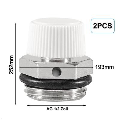 2 Pieces Automatic For Radiator Bleeder Valves for Heating Systems Air Release Valves To Maintain Efficient Heat Circulation