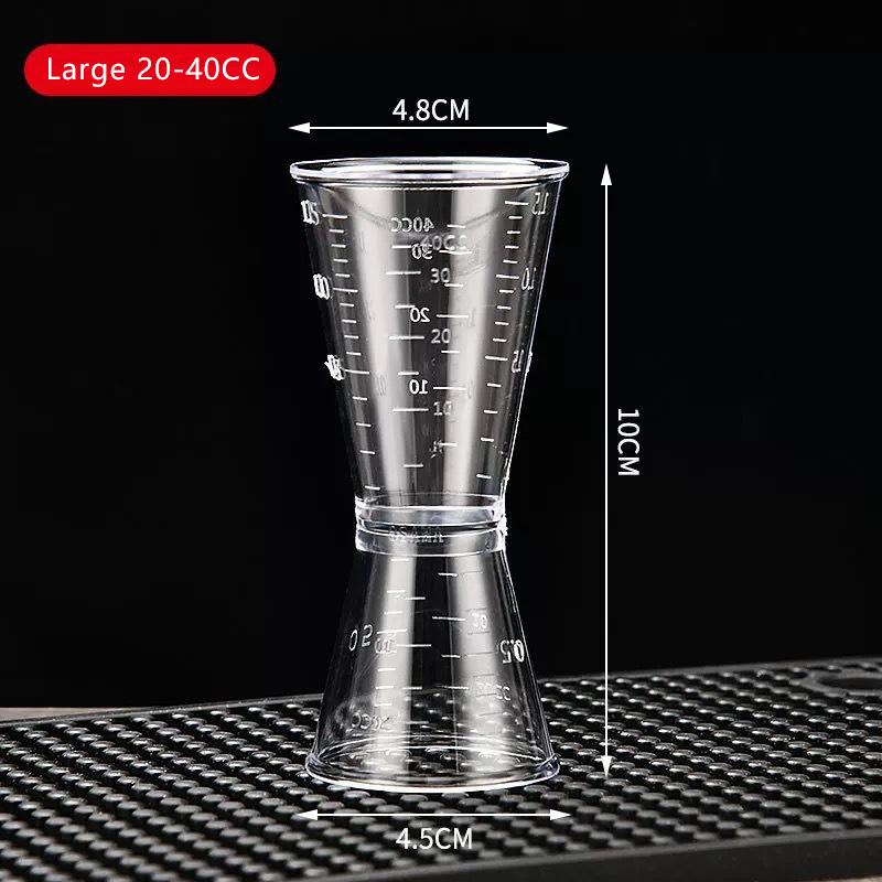 

Double-Sided Measuring Jigger with Scale | Precise Cocktail Measuring Cup for Bartending, Mixology & Home Drinks