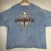 Daytona Bike Week Shirt Mens 2XL XXL Vintage Chrome Skull Biker Y2K Chopper A537
