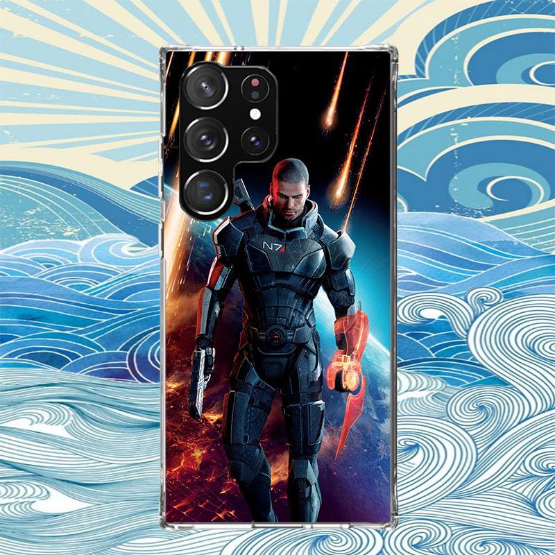 N7 Mass Effect Phone Case For Samsung Galaxy S25 S24 S23 Plus S22 Ultra S21 S20 FE S10 + S25 Edge Funda Shell Coque Galaxy S25 S
