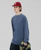STENDS [M~4Xl] Pigment Long Sleeve Pocket T-Shirt_Navy
