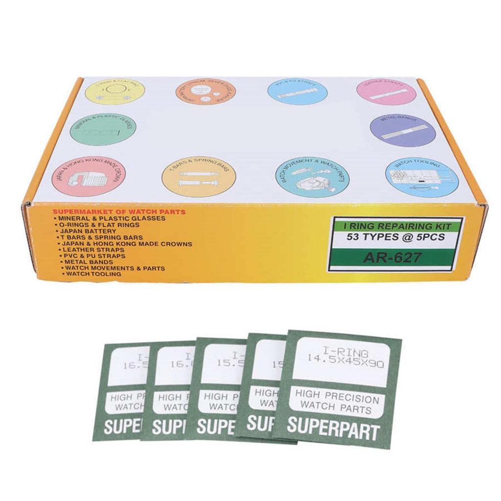 265PCS Waterproof O O Ring Watch Movement Repair Accessories for Automatic Quartz Movement Watch Movement Ring,