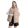 Herbst und Winter mittelang Daunen Baumwolle Weste Weste neu warm locker Stehkragen ärmellos vielseitige Jacke Tide