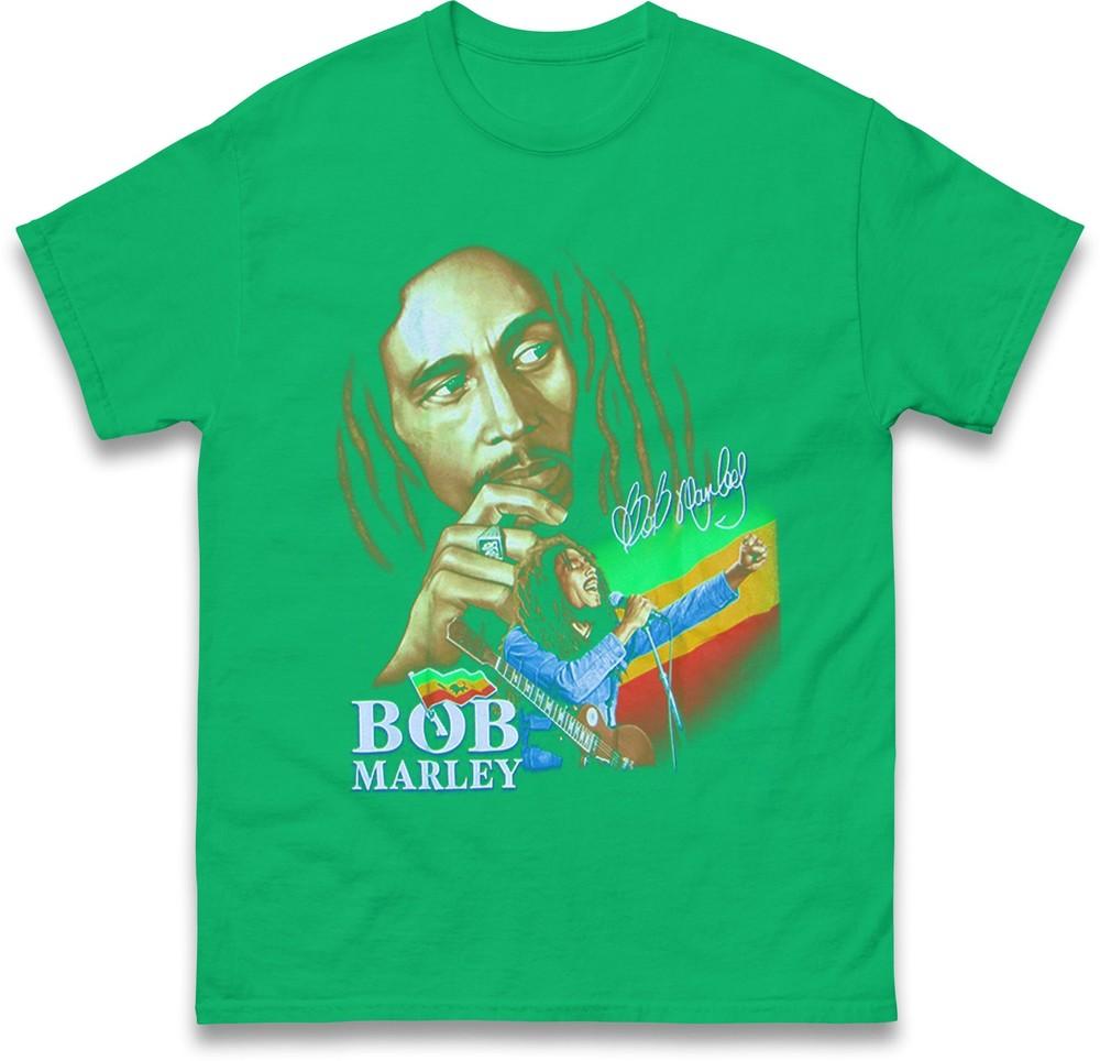 Bob Marley Lion Flag T Shirt Bob Marley Vintage Tee Shirt Jamaica Tee Shirt S