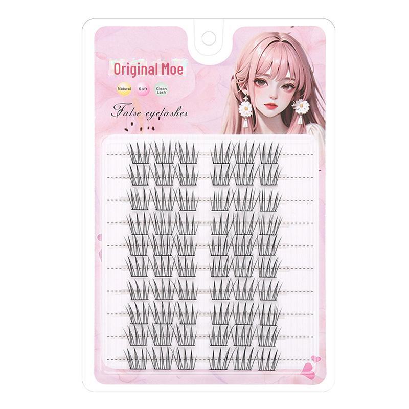 

Натуральные накладные ресницы в стиле корейской женской группы Sunflower - кластеры сегментов Lazy Idol