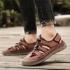 Men's sandals sports beach 2025 bag head foot net cloth hole shoes summer casual shoes