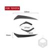 For Toyota 4Runner 2010- Carbon Fiber Headlamp Taillight Eyebrow Cover Trim