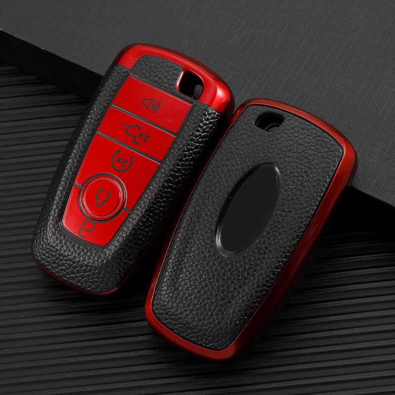 Ford Mondeo, New Focus, Edge, Everest, Ecosport Leather Key Cover