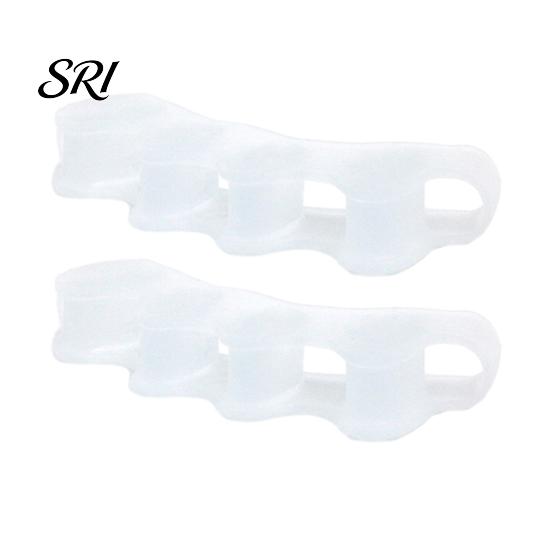 Foot Comfort Accessories 2Pcs Toe Separators for Overlapping Toes Soft Silicone Bunion Corrector Stretcher Men And Women Reusable Ergonomic
