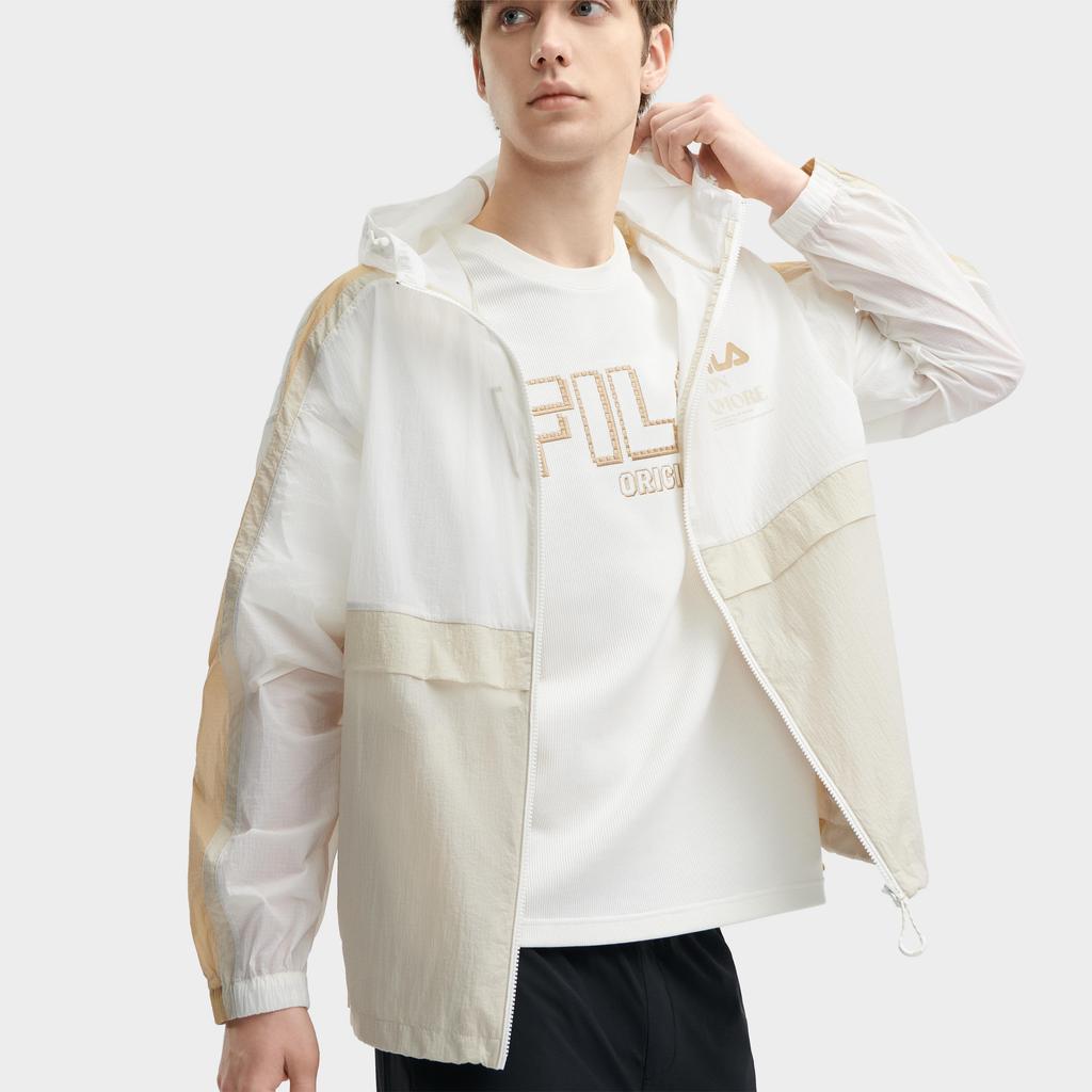 New FILA ORIGINALE Jackets Men's Cloud White F11M429701FWT