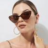 Cat Eye Sunglasses Luxury Brand Design Women Metal Triangle Sun Glasses Retro Lady Shades Eyewear Oculos