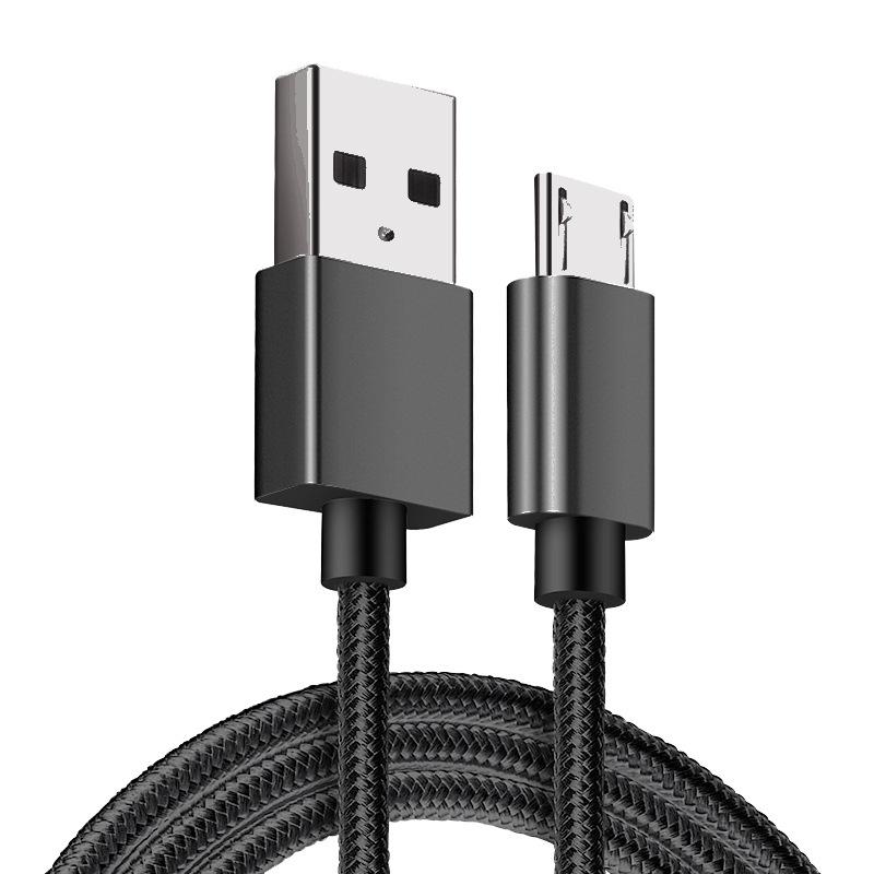 USB Fast Charging Braided Type-C Data Cable for Mobile Phones