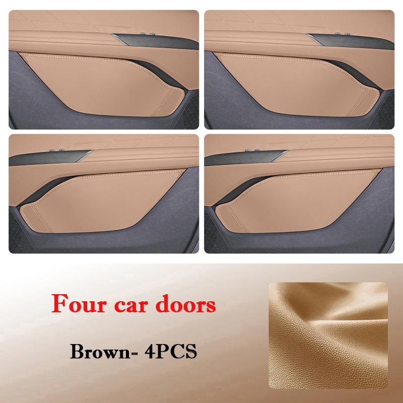Car Door Slot Protective Pad Leather Waterproof Glove Box Mat Storage Barrel For Changan CS75 Plus 2025 2025 Auto Accessories