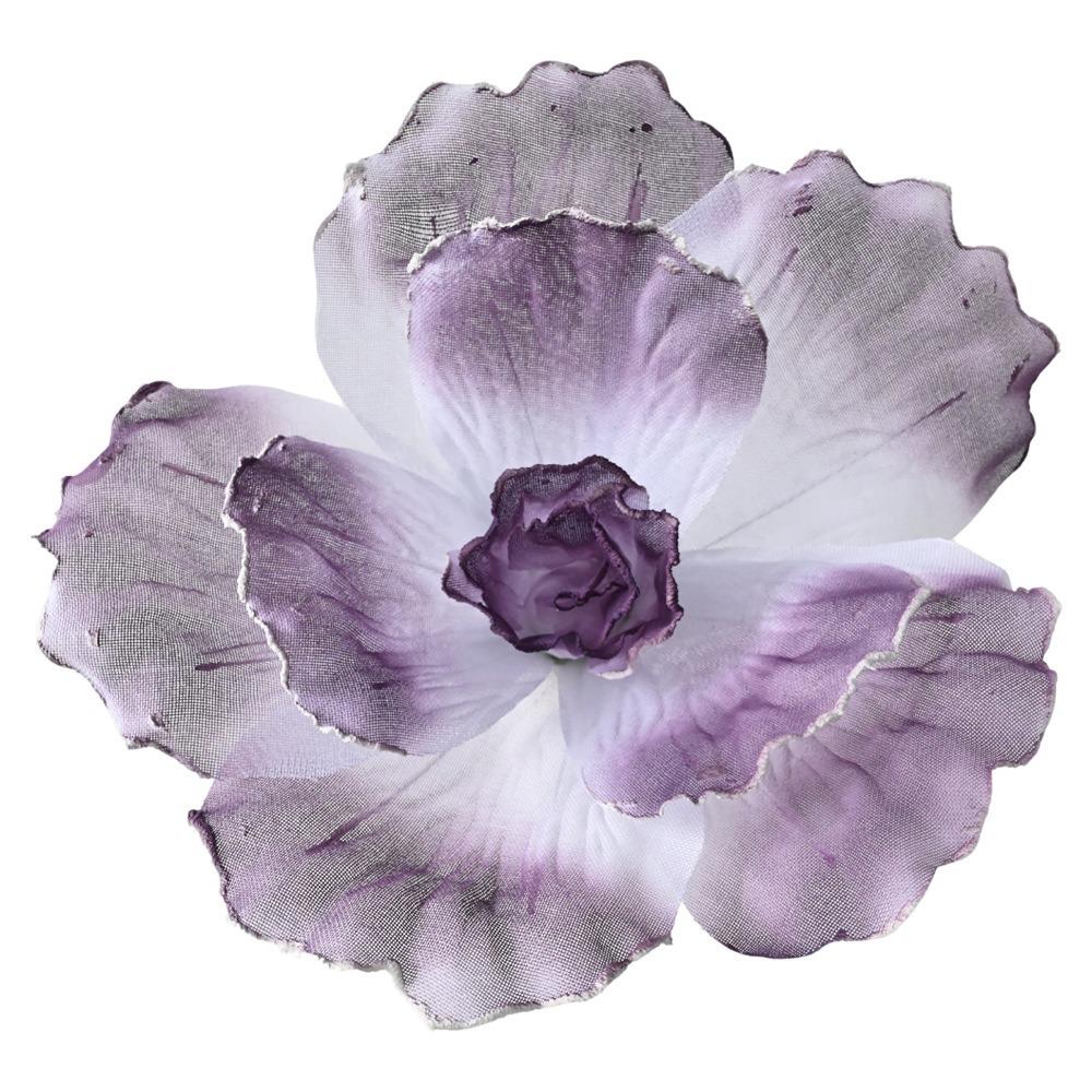 

New 30/40cm Artificial Peony Blossoms Giant Gauze Fluffy Petals Large Flower Head Floor Display Linen Fake Flowers Outdoor 30CM фиолетовый