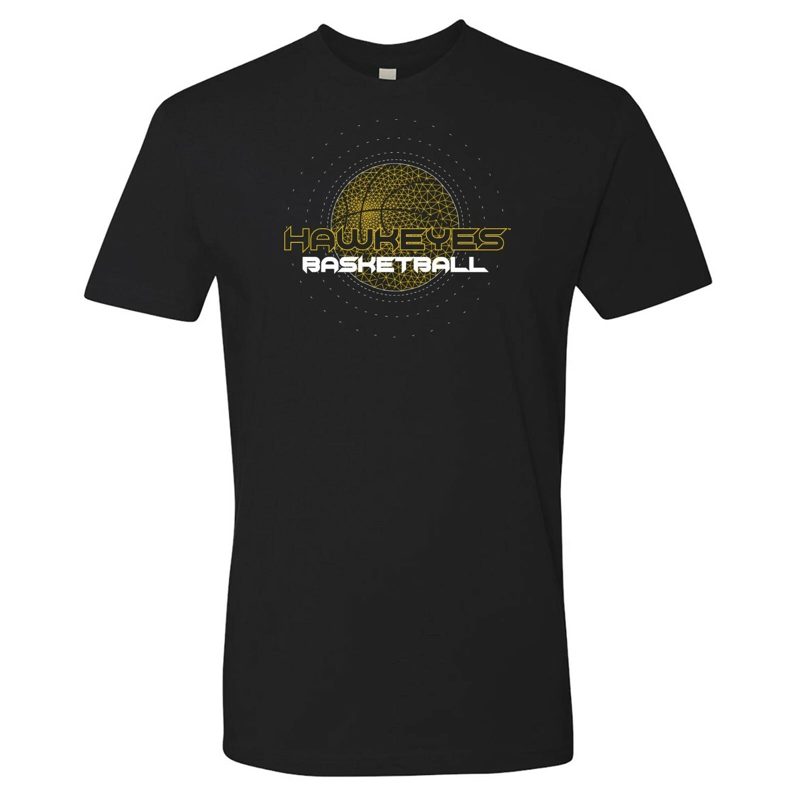 Iowa Hawkeyes Basketball Rezzed Premium T-Shirt - Black 2XL