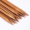 36cm Double-Ended Carbonized Bamboo Knitting Needles - Sharp, Smooth DIY Yarn Tool