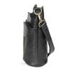 Women's Retro Cowhide Shoulder Bag - Fashionable Mid-Age Mother Genuine Leather Bucket Bag
