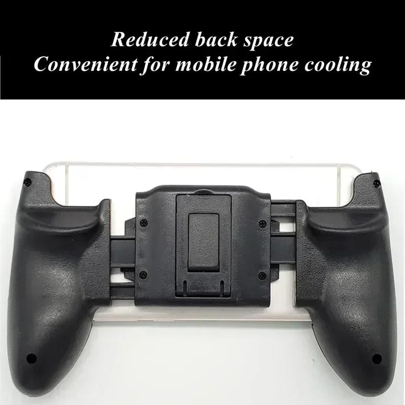 Mobile Phone Gamepad Aim Shooting L1R1 Key Button for IOS Android PUBG Game Joystick Controller Handle with Plastic Bracket