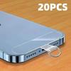 1-20PCS Universal Mobile Phone Anti-lost Lanyard Card Gasket Transparent Tpu Detachable Phone Hanging Cord Strap Patch Tether