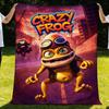 C-Crazy Frog DJ Ding D-Ding Blanket Soft Warm Furry Throw Super Kids Toys Bed Sofa Car Cradle