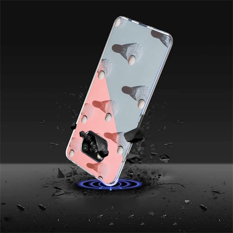 Badminton Sport Phone Case For Xiaomi Poco X7 X6 X5 Pro F7 Ultra Redmi 15C 15 13C 13 12C 12 10 10A 10C 9 9A 9C 9T Cover Poco X7