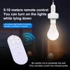 1pc E27 Remote Control Lamp Head Socket Lamp Base Wireless Smart Remote Control Lamp Holder Cap Intelligent Switch Accessories