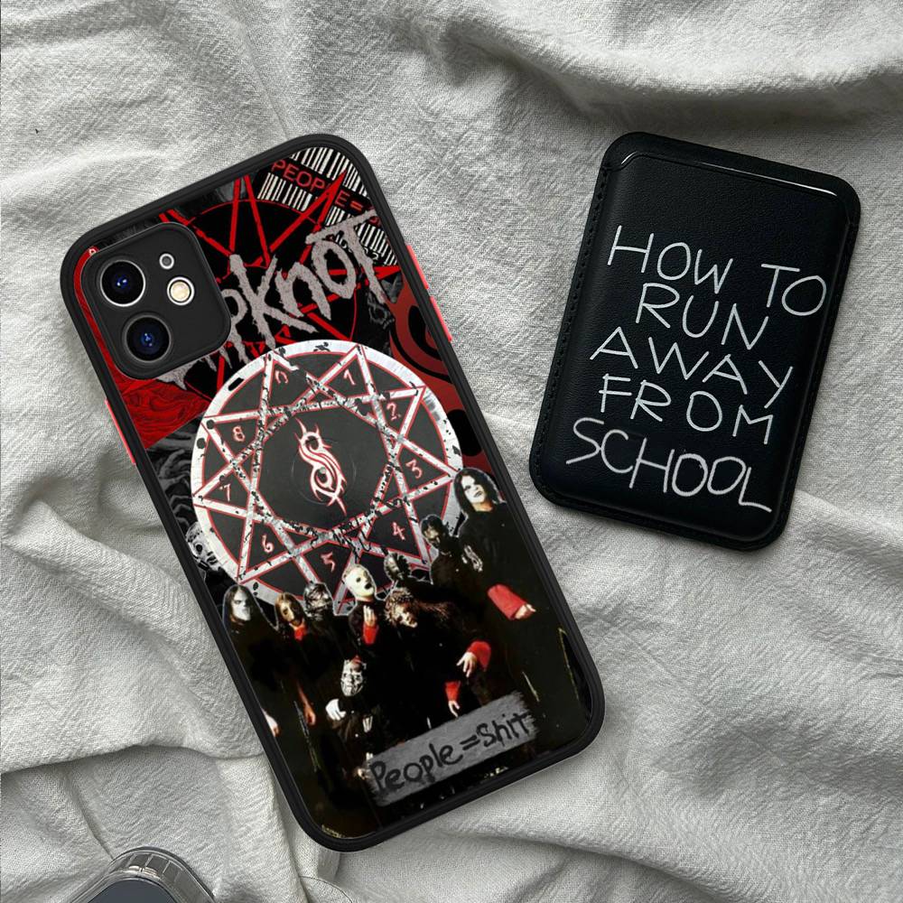 S-Slipknot Rock Matte Protective Case For IPhone 16 15 14 13 12 11 Pro Max X XS MAX Protection Case
