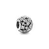 Funkelnder Runder Durchbrochener Zirkonoxid Anhänger Charm-Perlen Passend für Echte Charms Armband Schmuck Anhänger Authentische Kupfer-Charm-Perle Für Damen Schmuck