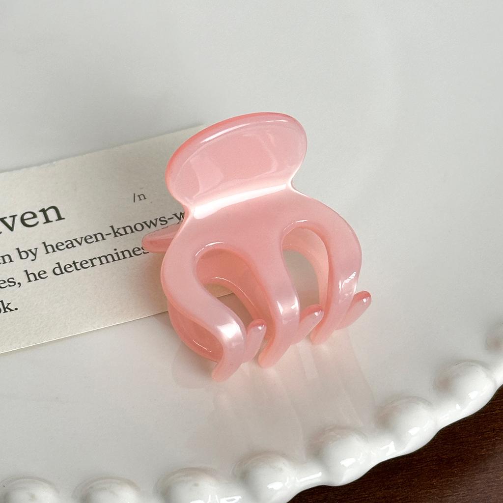 Retro Acetate Hair Claw Clips Sweet Small Hairpins Crab Clamp Barrettes for Womens Girls Trendy Ponytail Holders Party Accessory