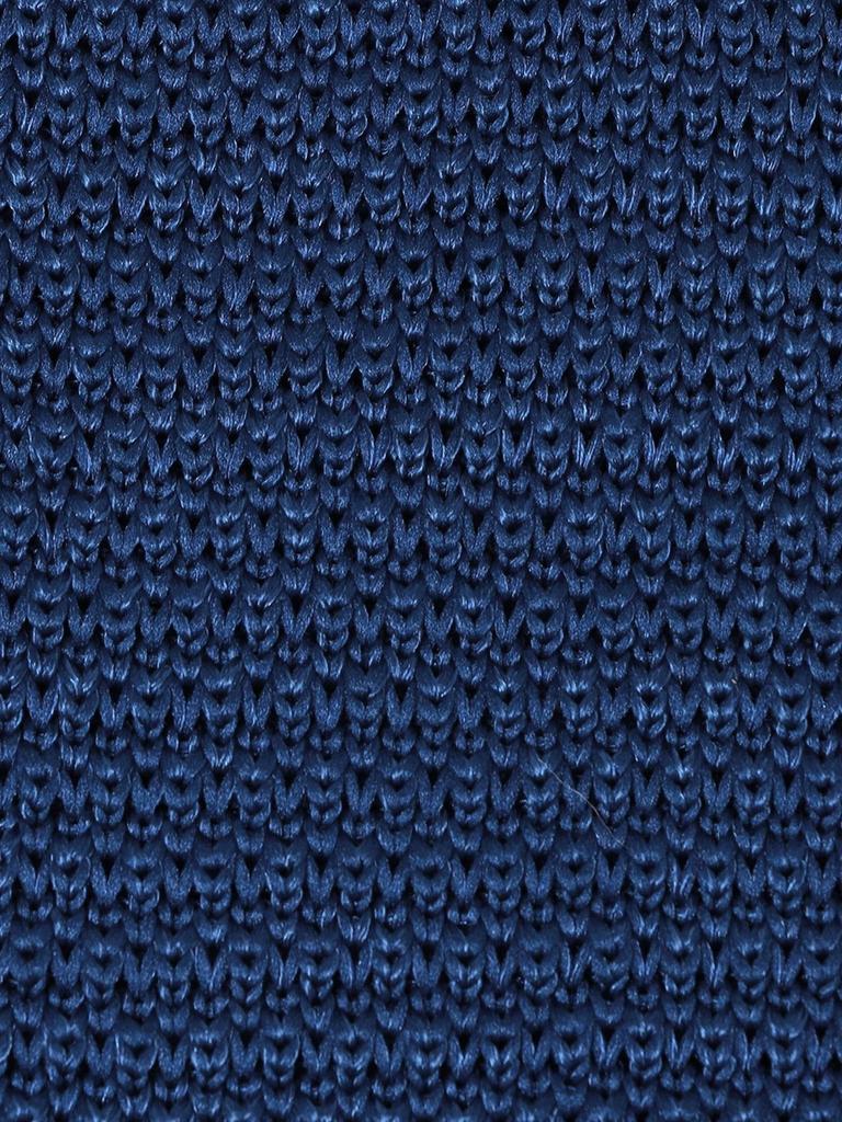 Ships Colors Silk Polyester Knit Tie 218230198 Blue One Size