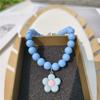 Macaron color matching pet necklace cat dog necklace Hyunya flower pendant small dog kitten collar neck jewelry