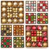 Xmas Tree Party Decorations Plastic Christmas Tree Hanging Pendants Ball Decorations Christmas Ball Ornaments