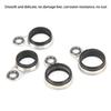 37PCS Ceramic Rings Fishing Rod Guides Multiple Sizes Fishing Rod Eyes Ring Top Tip Ring  Rod Repair