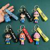 New KPOP Demon Hunters Keychain, Tiger Character PVC Figure Keychain, Cute Harajuku Style Key Ring for Kids & Fans Halloween