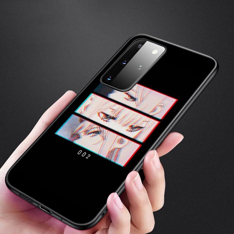 Zero Two Darling in the FranXX Anime-Hülle für Samsung Galaxy S20 S21 FE S10 Lite Note 20 10 Lite S8 S9 S10E S10 Plus Ultra Cover