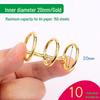 Six-Hole Metal Binder Rings - Multi-Hole Loose Leaf Binding Clip