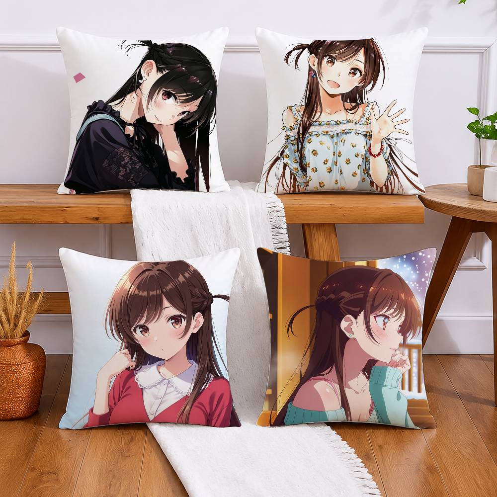 C-Chizuru I-Ichinose Pillow Case Cushion Cover Throw Pillow Case For Car Sofa