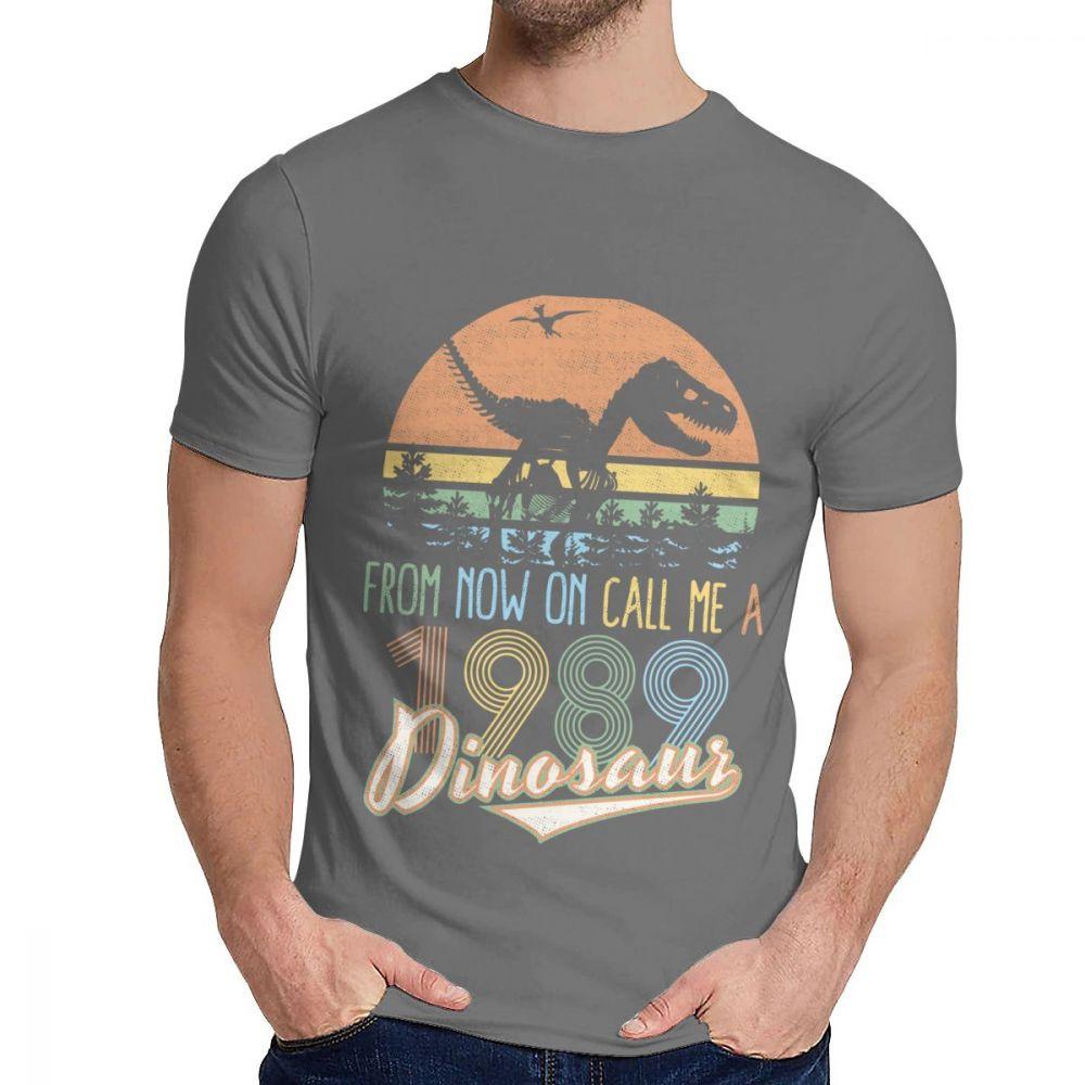Summer From Now On Call Me A Dinosaur Funny Vintage 1989 30Th Birthday Tee Shirt For