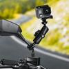1 Inch Ball Head Mount Adapter Motorcycle Bicycle Handlebar Clip Clamp Rearview Mirror Bracket Holder Mounts Accessories
