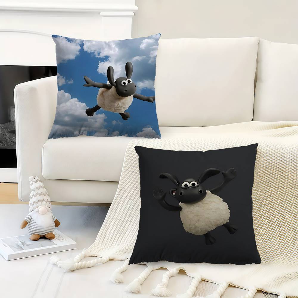 SShaunSthe Cute Ssheepp Cushion Cover Inches Farmhouse Decor Home Throw Pillow Covers For Couch Decorations