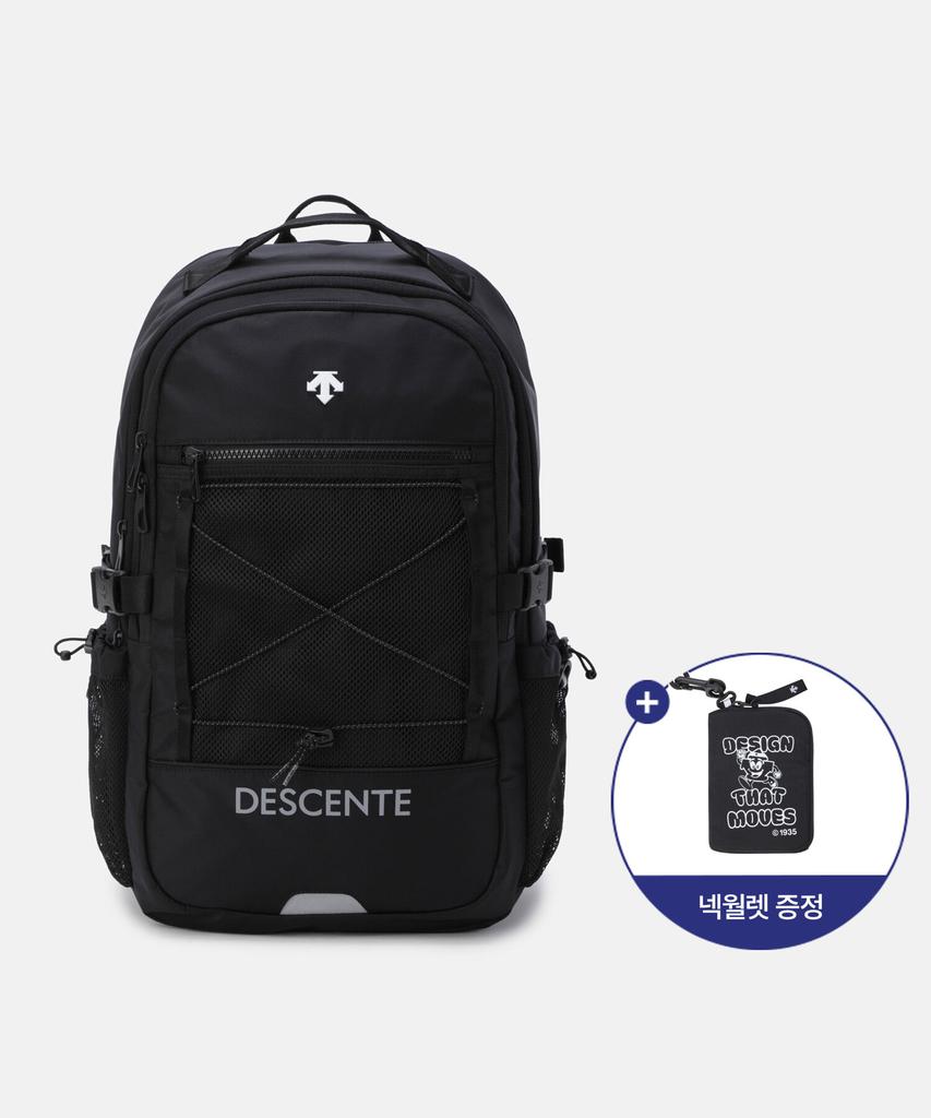 Descente Muevoup Backpack (26L With Shoe Bag) Black Sr123Ubp13