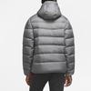 Nike Kurtka puchowa męska z kapturem i długim rękawem z nadrukiem Strike odzież wierzchnia szara DA6665-087
