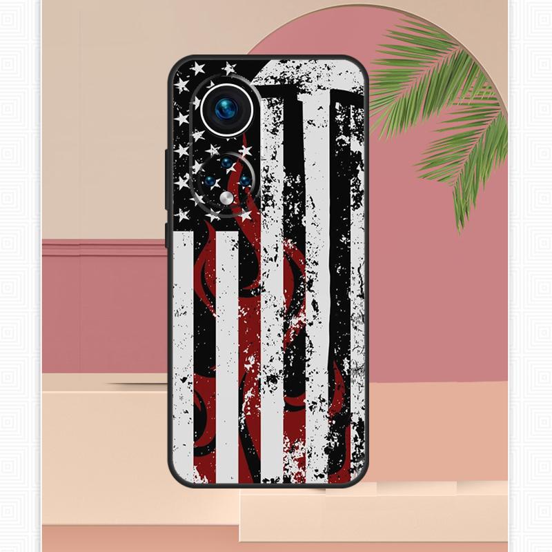 Firefighter Fire Fireman Case For Honor Magic 7 Lite 5 6 8 Pro Honor 400 200 X9c X9b X9a X8b X8a X8c 50 70 90 Cover