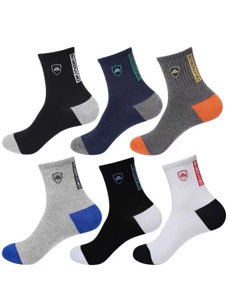 

Мужские модные спортивные носки средней длины - осенне-зимние баскетбольные носки с дезодорантом One size nude socks