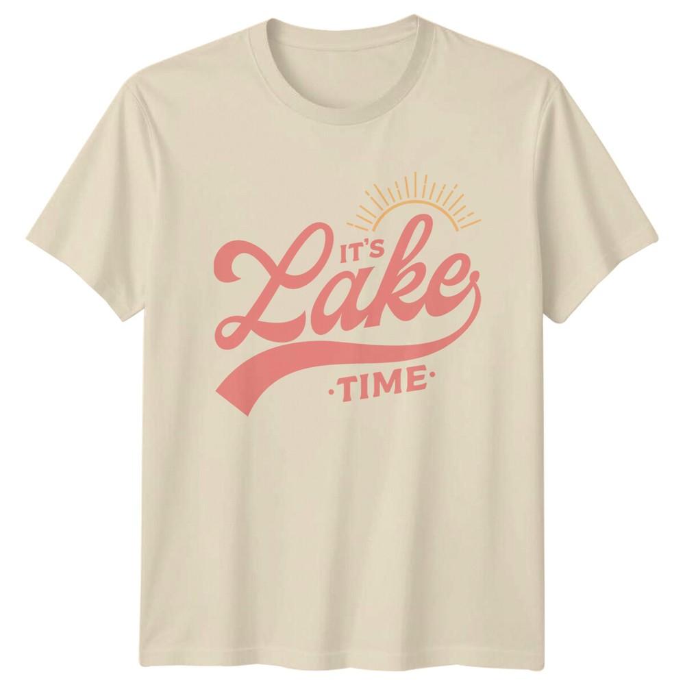 Its Lake Time TShirt Nature Lover Tee Lake Vacation Graphic Top